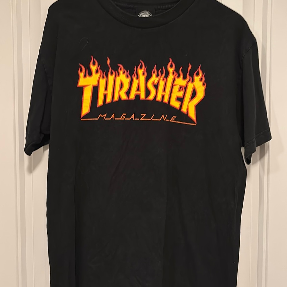 Distressed vintage thrasher tee